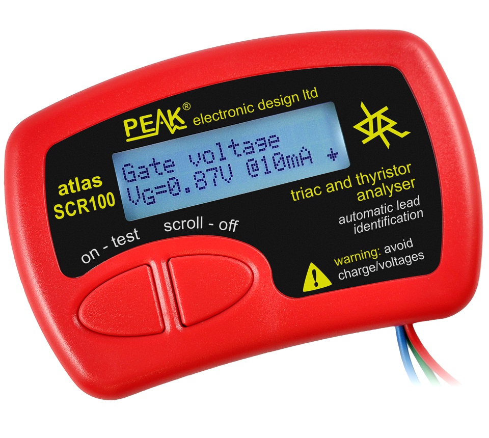 SCR100 - Atlas SCR Thyristor and Triac Analyser