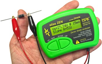 Atlas ZEN - model ZEN50 - Zener Diode Analyser